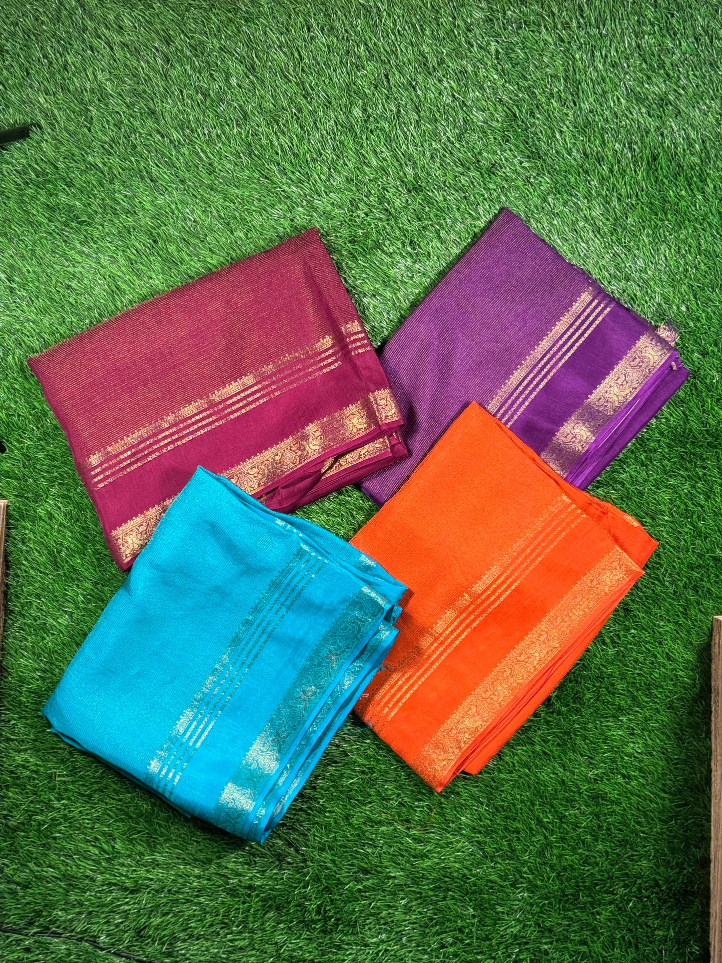 Elegant Raw Mango Silk Saree with Zari Stripes and Woven Buttas