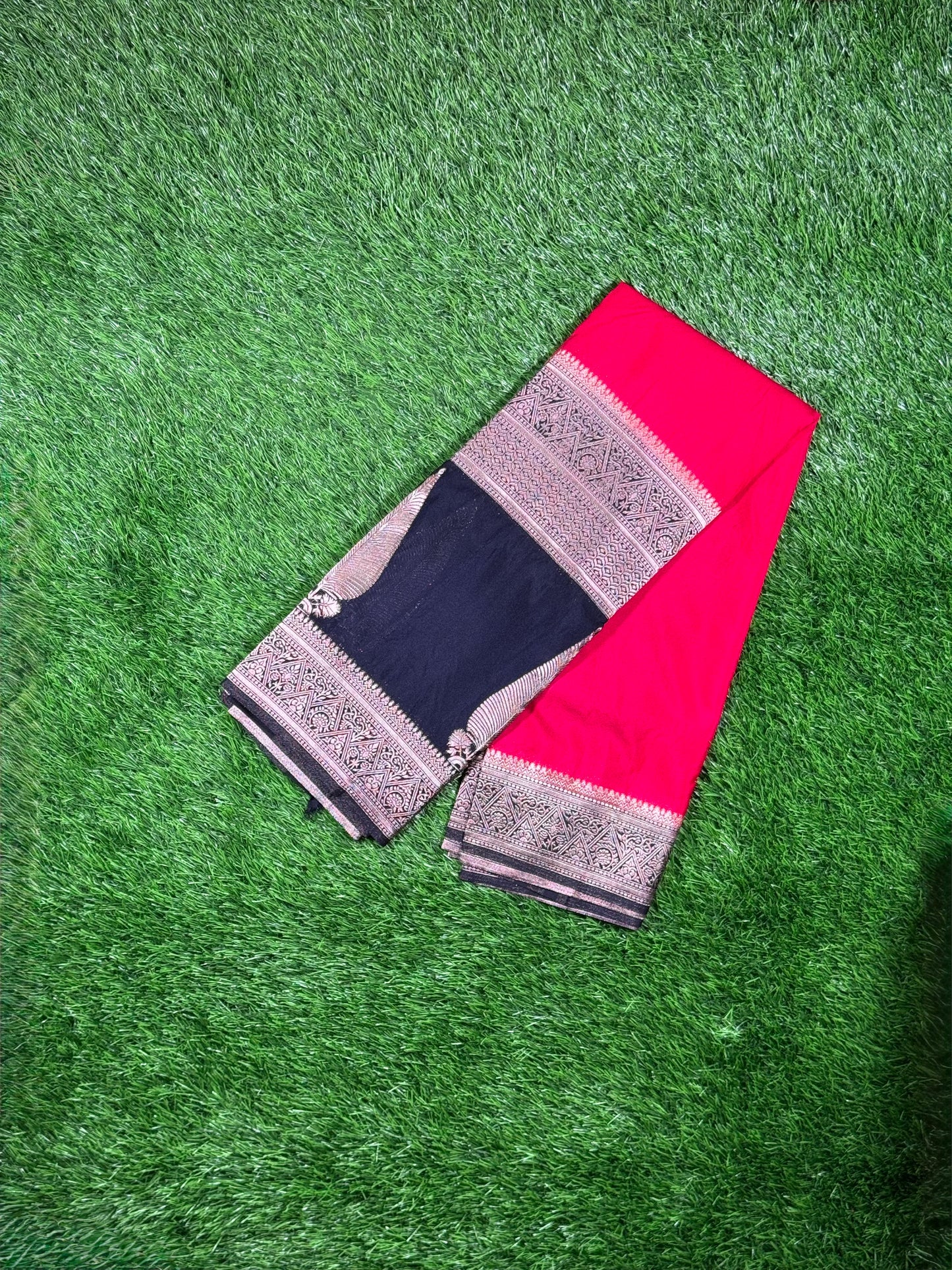 Premium Handloom Tussar Banarasi Saree | Festive & Wedding Wear