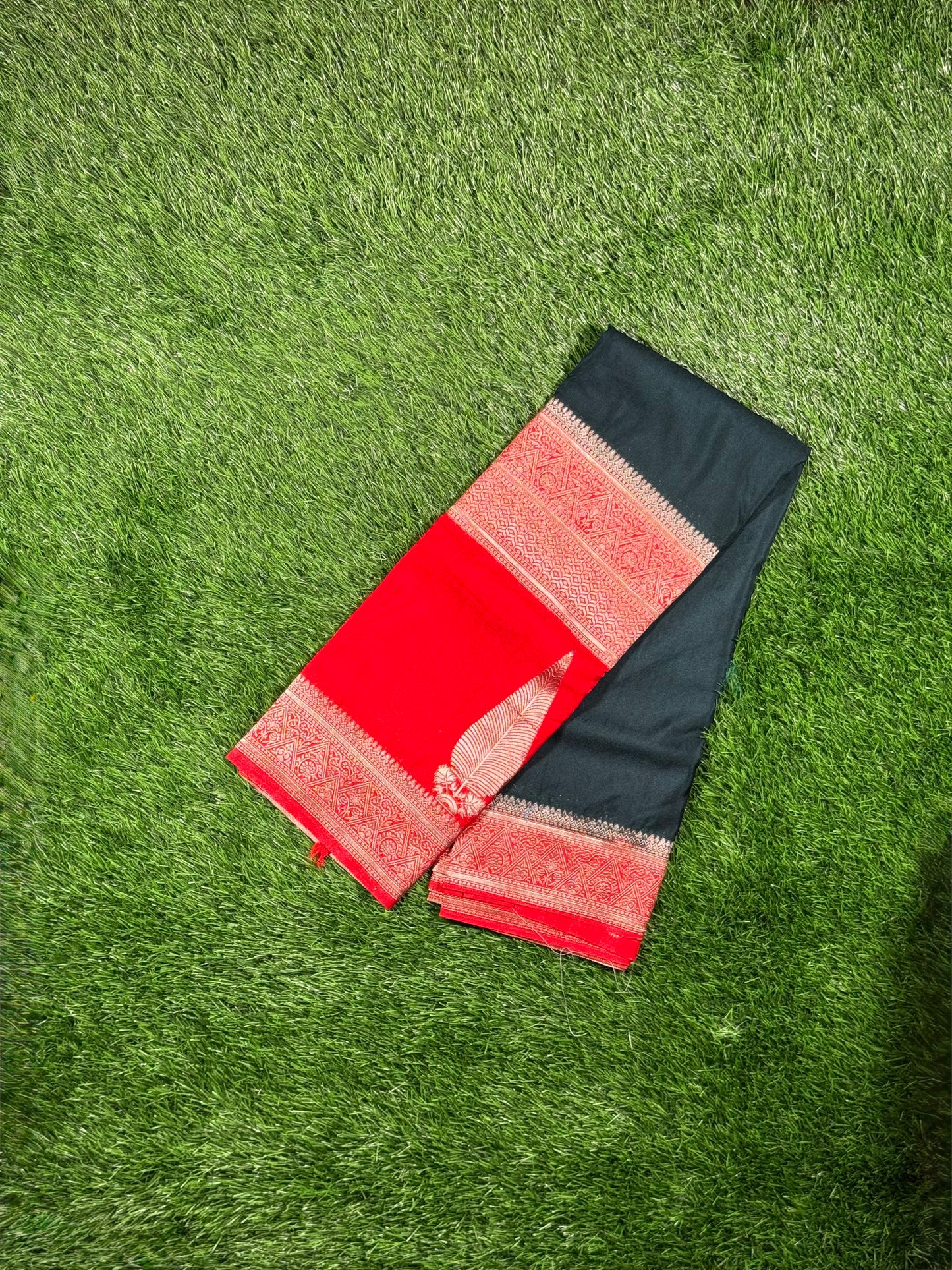 Premium Handloom Tussar Banarasi Saree | Festive & Wedding Wear