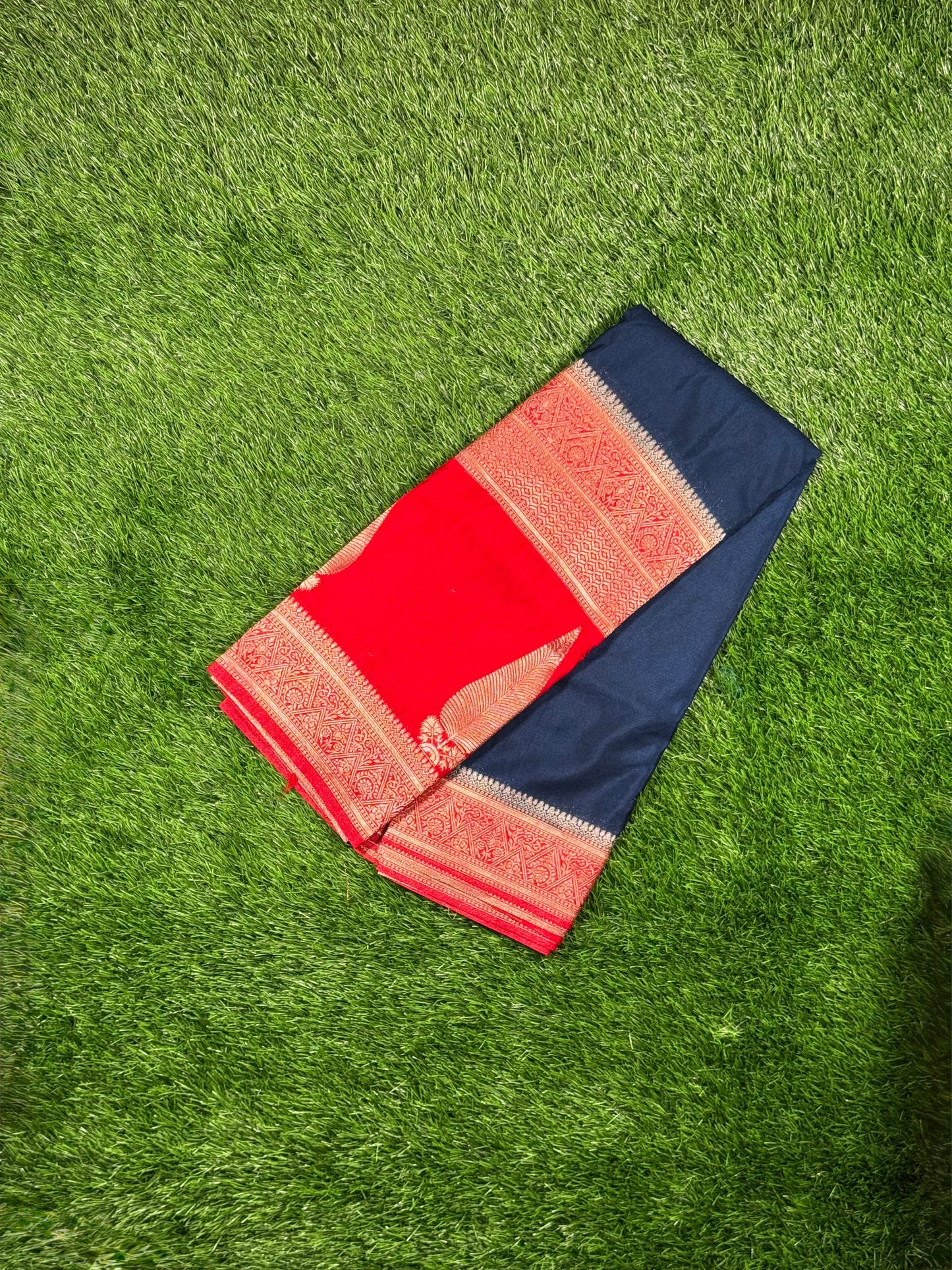 Premium Handloom Tussar Banarasi Saree | Festive & Wedding Wear