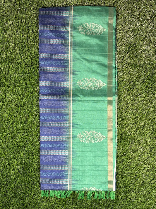 Shrungagiri Products: Cotton Crepe Saree with Floral Motifs